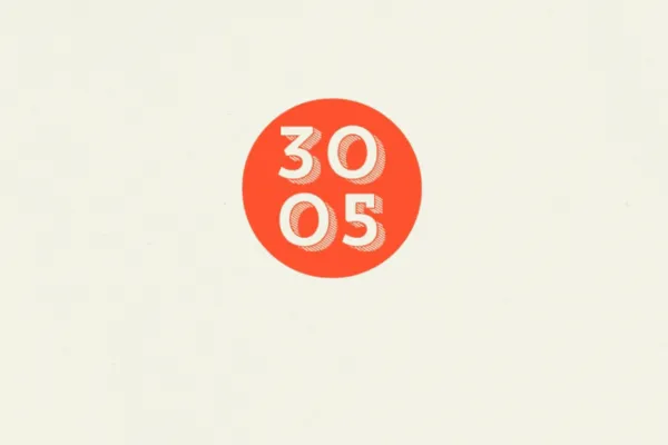 3005 in orange circle
